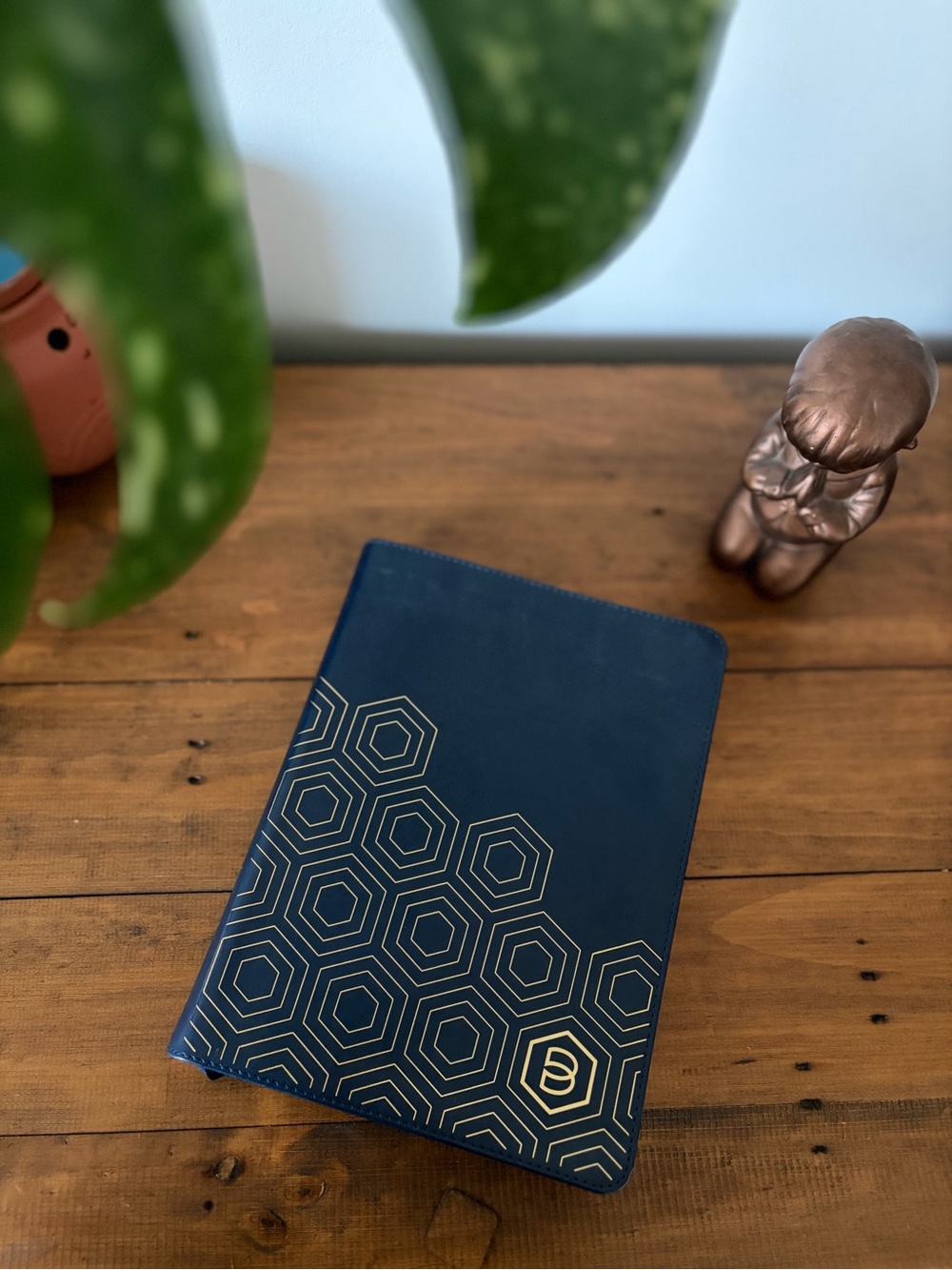 The One Step Closer Bible 
, Navy Blue Faux Leather